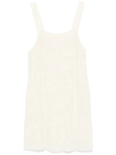 Antik Batik Mahata Minidress Clothing In Beige