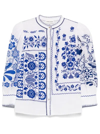 Antik Batik Mamie Blouse In White