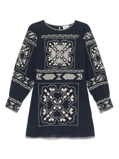 Antik Batik Milos Mini Dress Clothing In Navy