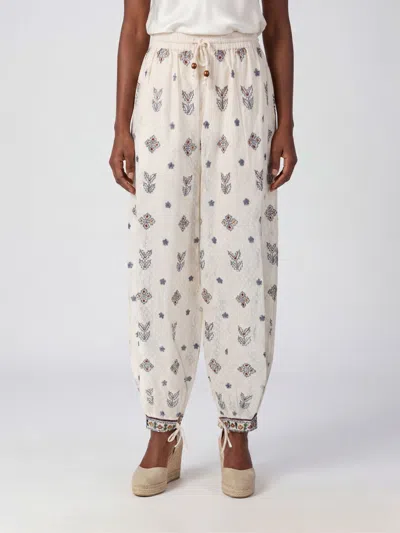 Antik Batik Pants Woman In White