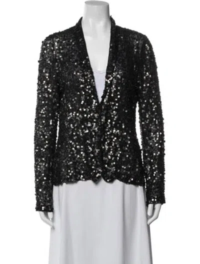 Pre-owned Antik Batik Patterned Evening Jacket In Blue