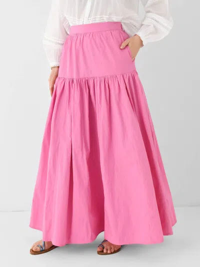 Antik Batik Pop Maxi Skirt In Pink