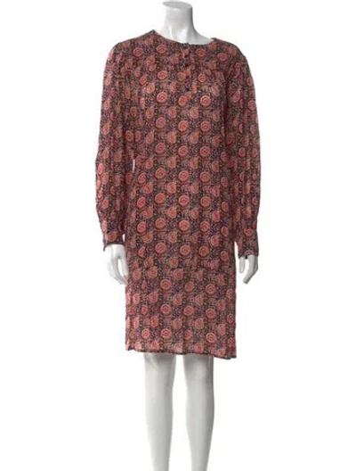 Pre-owned Antik Batik Printed Knee-length Dress In Multi