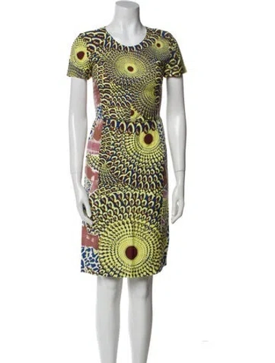 Pre-owned Antik Batik Printed Knee-length Dress In Multi