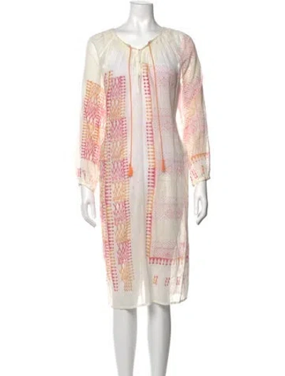 Pre-owned Antik Batik Printed Knee-length Dress In Pink