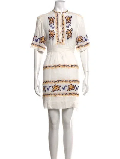 Pre-owned Antik Batik Printed Mini Dress In Multi