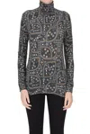 Antik Batik Printed Turtleneck T-shirt In Multi