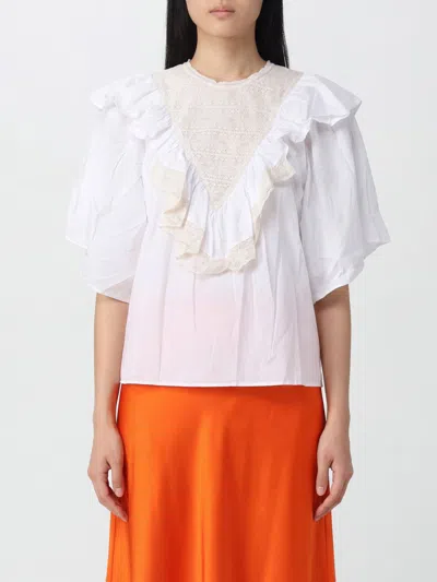 Antik Batik Shirt Woman In White