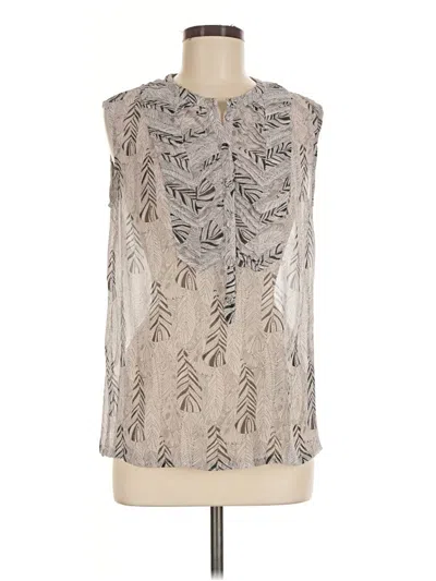 Pre-owned Antik Batik Sleeveless Blouse In Silver