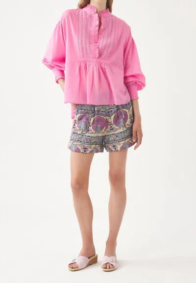 Antik Batik Victorian Style Anna Shirt In Pink