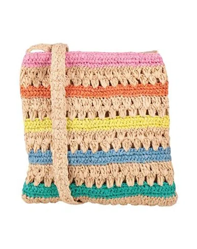 Antik Batik Woman Cross-body Bag Beige Size - Natural Raffia