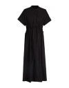 Antik Batik Woman Maxi Dress Black Size 10 Cotton
