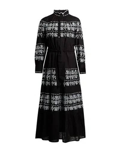 Antik Batik Woman Maxi Dress Black Size Xs Cotton