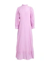 Antik Batik Woman Maxi Dress Lilac Size 10 Cotton In Purple
