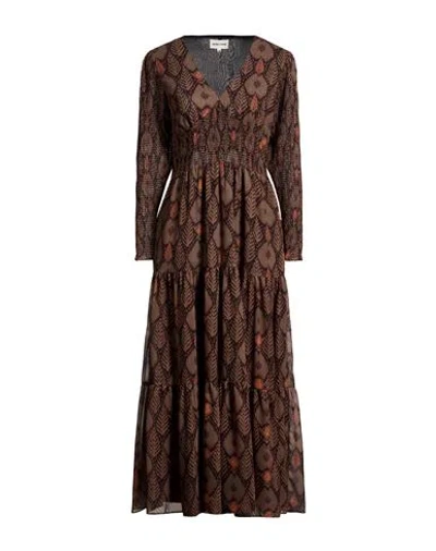 Antik Batik Woman Maxi Dress Military Green Size 4 Polyester