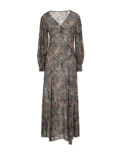 Antik Batik Woman Maxi Dress Navy Blue Size 10 Viscose