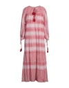 Antik Batik Woman Maxi Dress Pink Size 10 Cotton