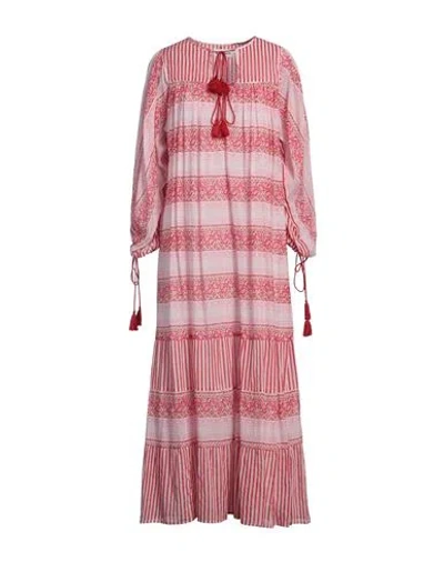 Antik Batik Woman Maxi Dress Pink Size 10 Cotton