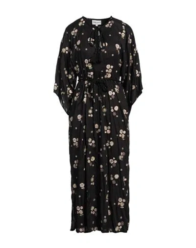 Antik Batik Woman Midi Dress Black Size 10 Viscose