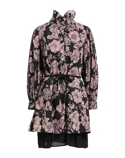 Antik Batik Woman Mini Dress Antique Rose Size 6 Cotton In Pink