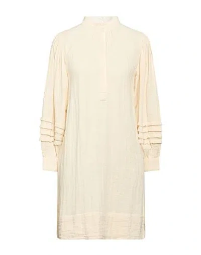 Antik Batik Woman Mini Dress Beige Size Xs Cotton In Neutral