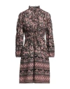Antik Batik Woman Mini Dress Black Size 10 Cotton In Black
