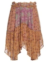 Antik Batik Woman Mini Skirt Mauve Size 10 Viscose In Purple