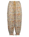 Antik Batik Woman Pants Light Brown Size 10 Cotton In Beige