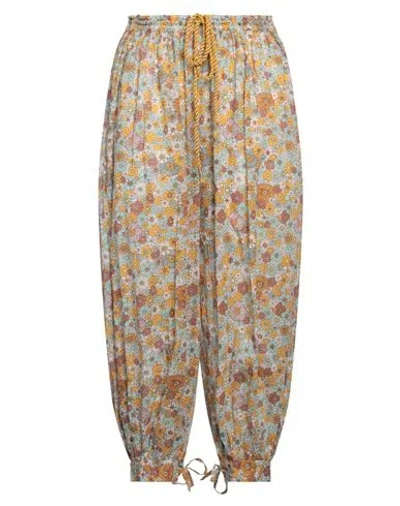 Antik Batik Woman Pants Light Brown Size 10 Cotton In Beige