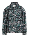 Antik Batik Woman Puffer Black Size 6 Cotton In Blue