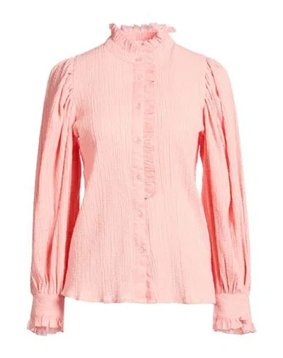 Antik Batik Woman Shirt Antique Rose Size 10 Cotton In Pink