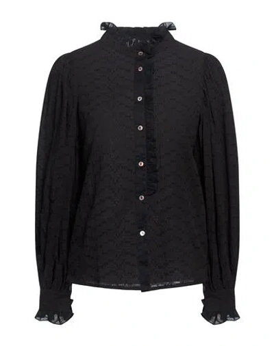 Antik Batik Woman Shirt Black Size 10 Cotton
