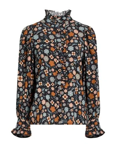Antik Batik Woman Shirt Black Size 10 Cotton