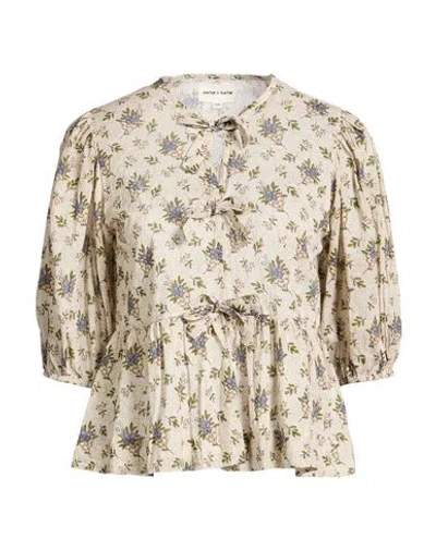 Antik Batik Woman Shirt Light Grey Size 10 Cotton In Gray