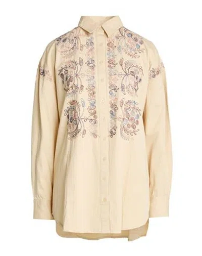 Antik Batik Woman Shirt Sand Size L Cotton