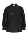 Antik Batik Aloha Shirt In Black Cotton In Black