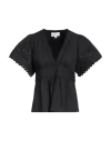 Antik Batik Woman Top Black Size 10 Cotton