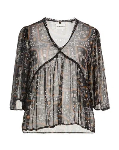 Antik Batik Woman Top Black Size 10 Viscose