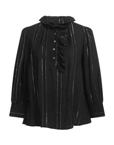 Antik Batik Woman Top Black Size 10 Viscose, Elastane