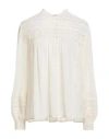Antik Batik Woman Top Cream Size 8 Viscose In White