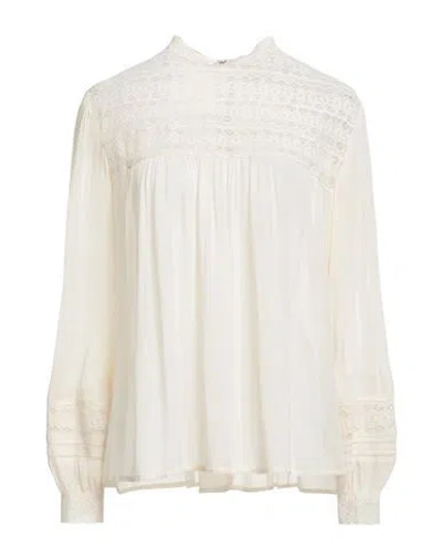 Antik Batik Woman Top Cream Size 8 Viscose In White