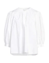 Antik Batik Woman Top Ivory Size 10 Cotton In White