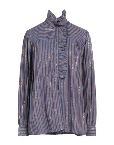 Antik Batik Woman Top Mauve Size 8 Viscose, Lurex In Purple