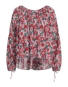 Antik Batik Woman Top Mauve Size 10 Cotton In Purple