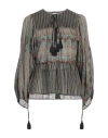 Antik Batik Woman Top Military Green Size 10 Cotton