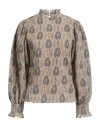 Antik Batik Woman Top Sand Size 8 Polyester In Brown