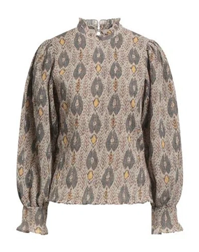 Antik Batik Woman Top Sand Size 8 Polyester In Brown