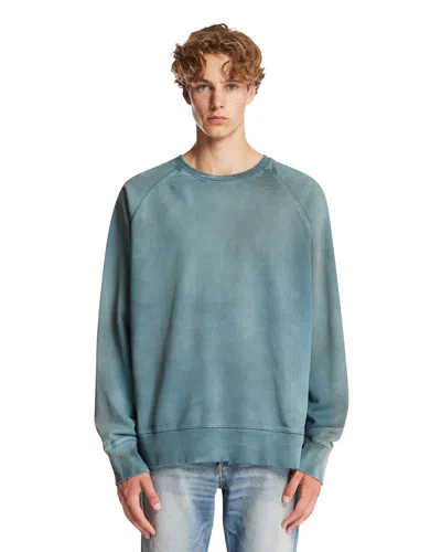 Antik Denim Blue Cotton Sweatshirt In Blue Blu   #03326c