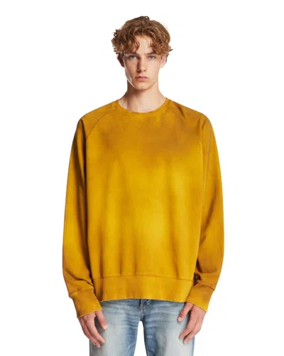 Antik Denim Yellow Cotton Sweatshirt In Yellow Giallo   #ffed00