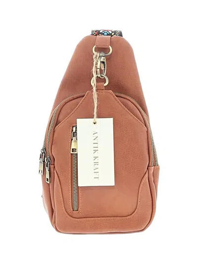 Antik Kraft Crossbody Bag In Purple